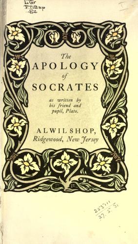 The Apology of Socrates (1901, A. Shop)